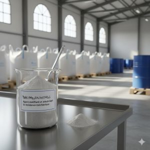 Talc (Mg₃Si₄O₁₀(OH)₂)